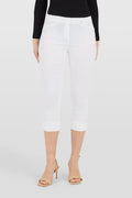 Robell Rose 07 Capri Trousers White (55cm) — Shop Robell at Dotique