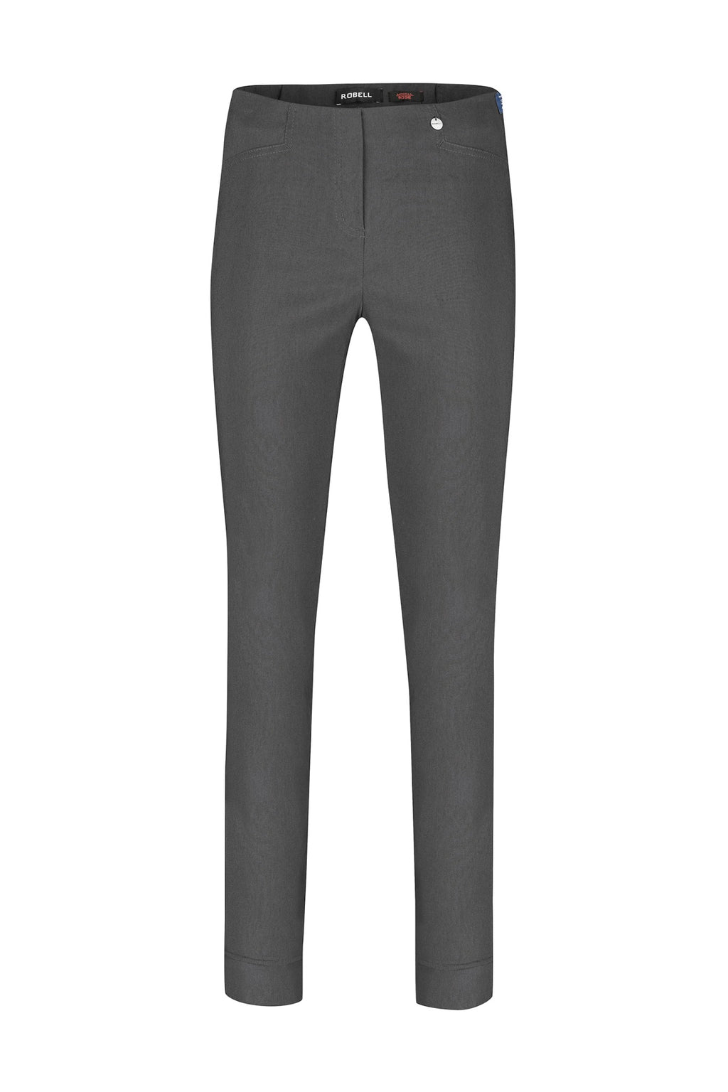 Robell Rose Regular (78cm) trousers Charcoal Grey 51673-5499-97 front view – shop Robell at Dotique