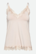 Rosemunde 102507 RWBridget Sleeveless Lace Strap Top Cacao