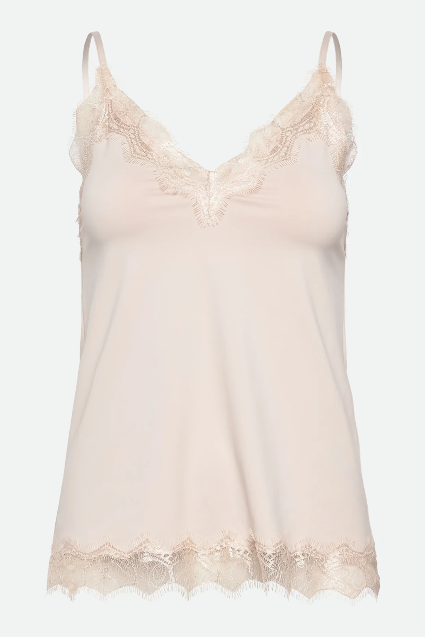 Rosemunde 102507 RWBridget Sleeveless Lace Strap Top Cacao