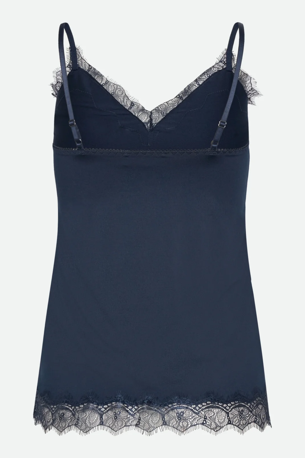 Rosemunde 102507 RWBridget Sleeveless Lace Strap Top Navy