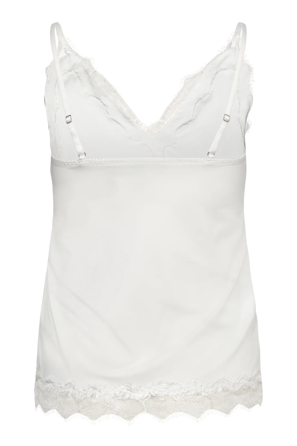 Rosemunde 102507 RWBridget Sleeveless Lace Strap Top New White