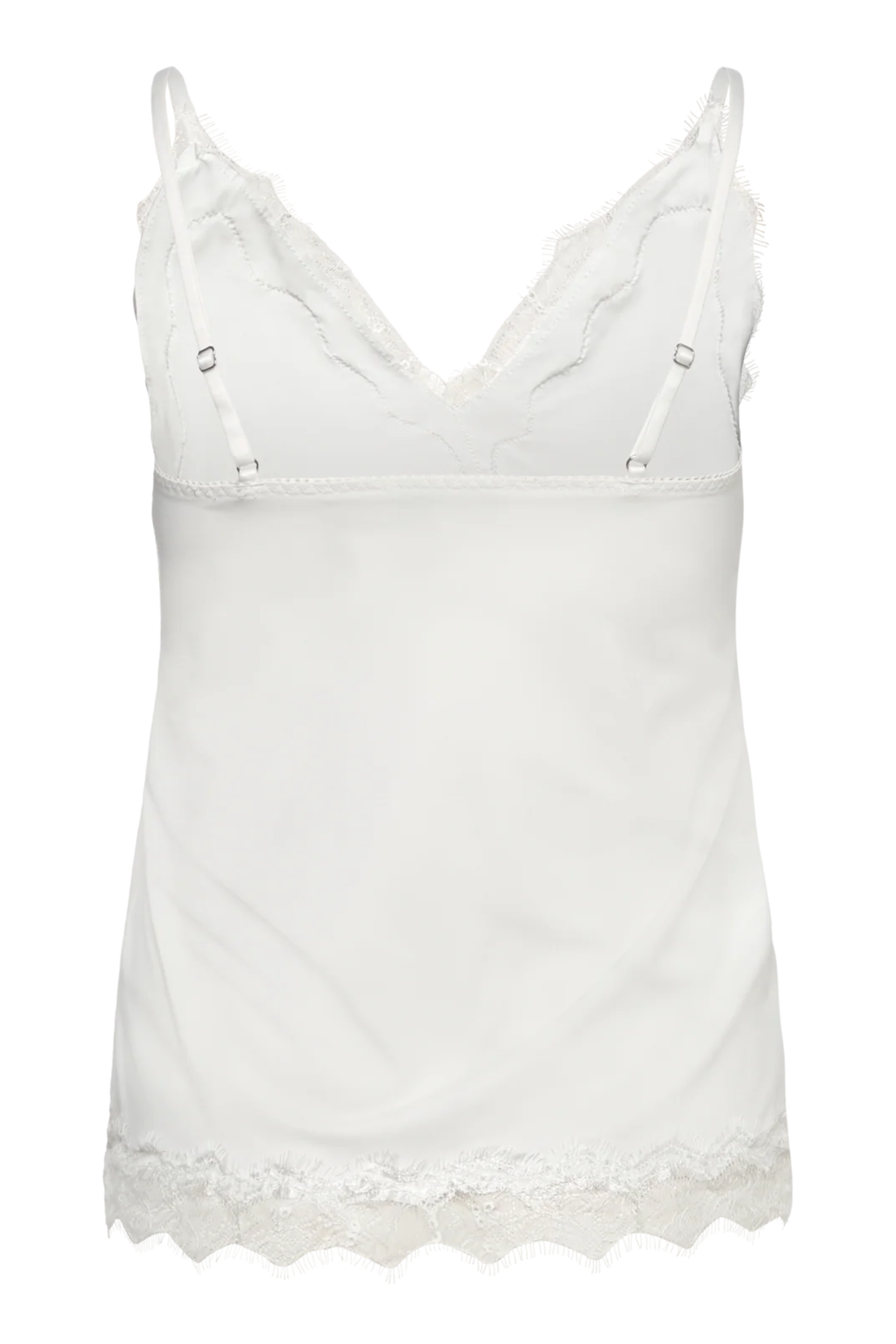 Rosemunde 102507 RWBridget Sleeveless Lace Strap Top New White