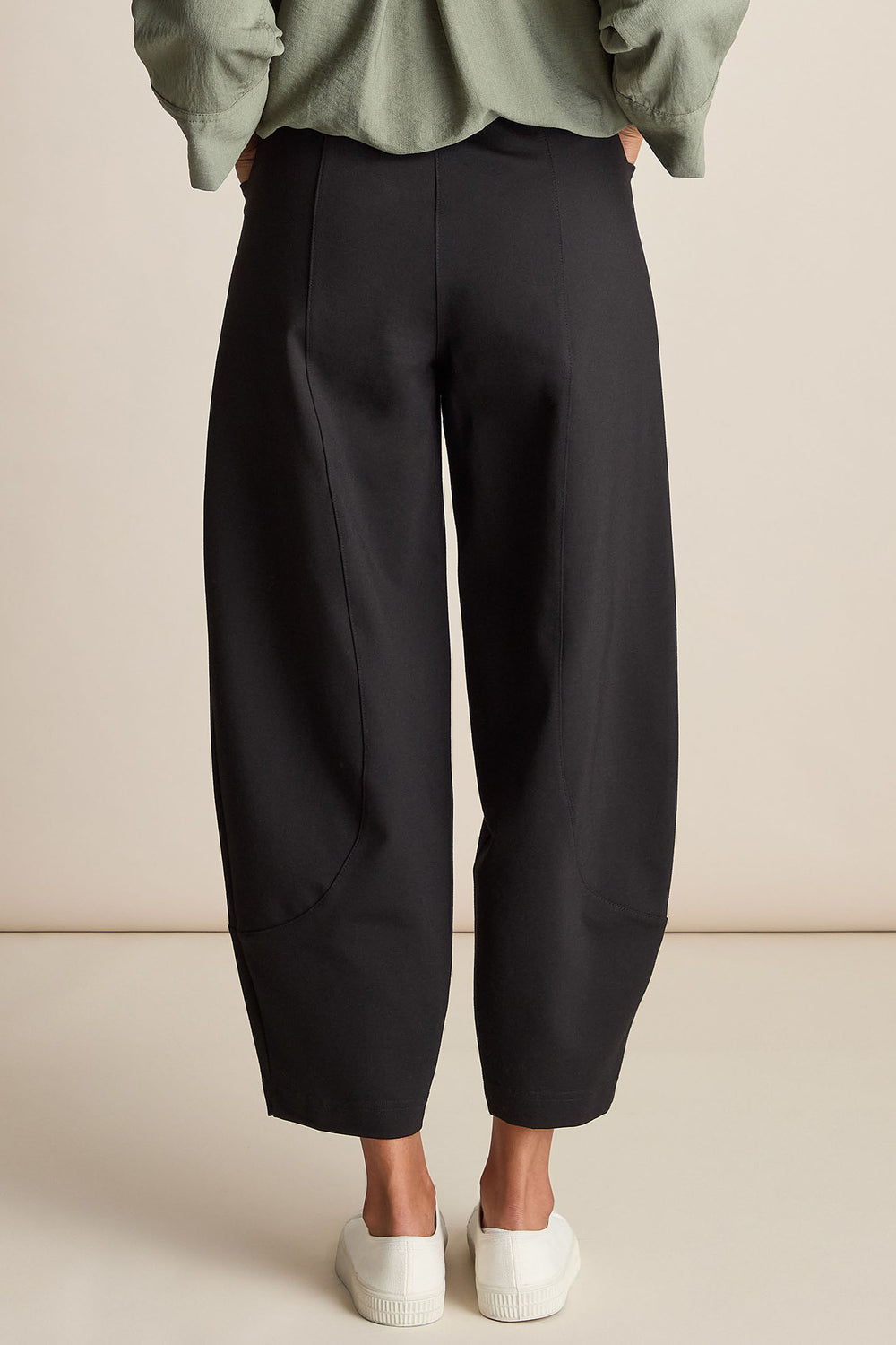 Sahara SPP2025J-P Black Ponte Bubble Trouser - Dotique