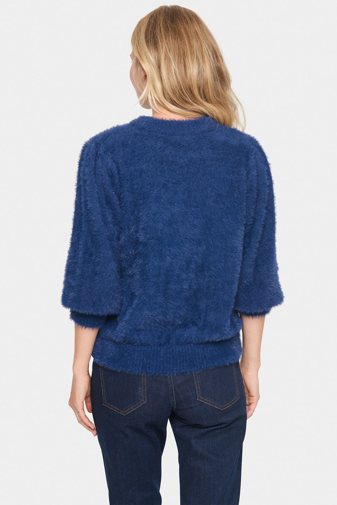 Saint Tropez 30512918 BanniSZ Pullover Titan Blue - Dotique