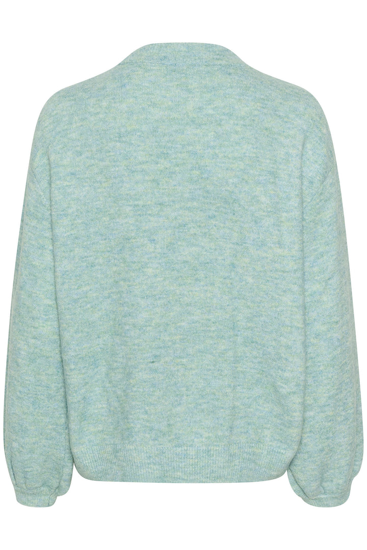 Saint Tropez 30512987 BarbelSZ Pullover Blue Surf Melange - Dotique