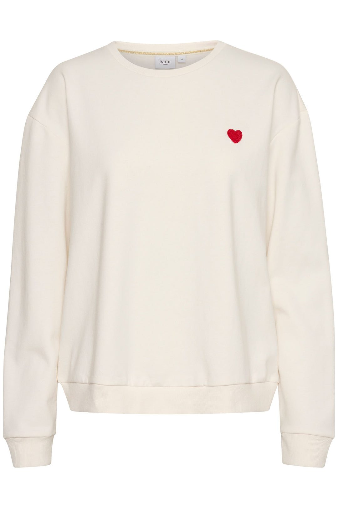 Saint Tropez 30513631 HannikaSZ Sweatshirt Ice White - Dotique