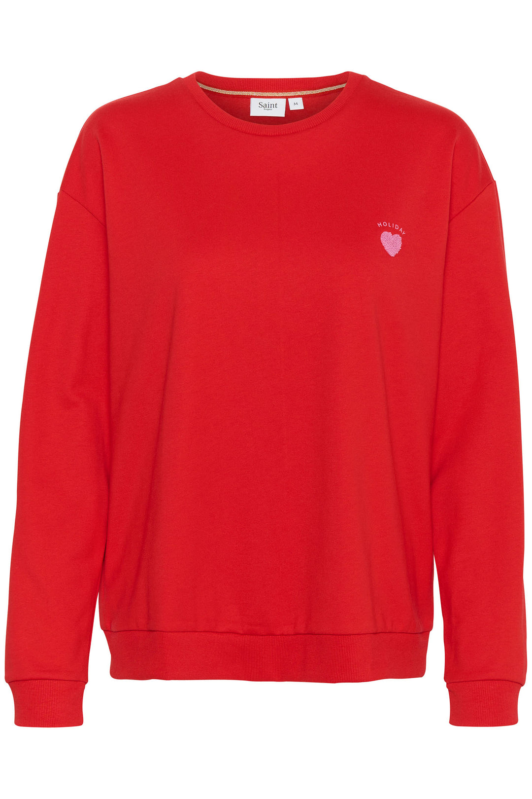 Saint Tropez 30513631 HannikaSZ Sweatshirt Racing Red - Dotique