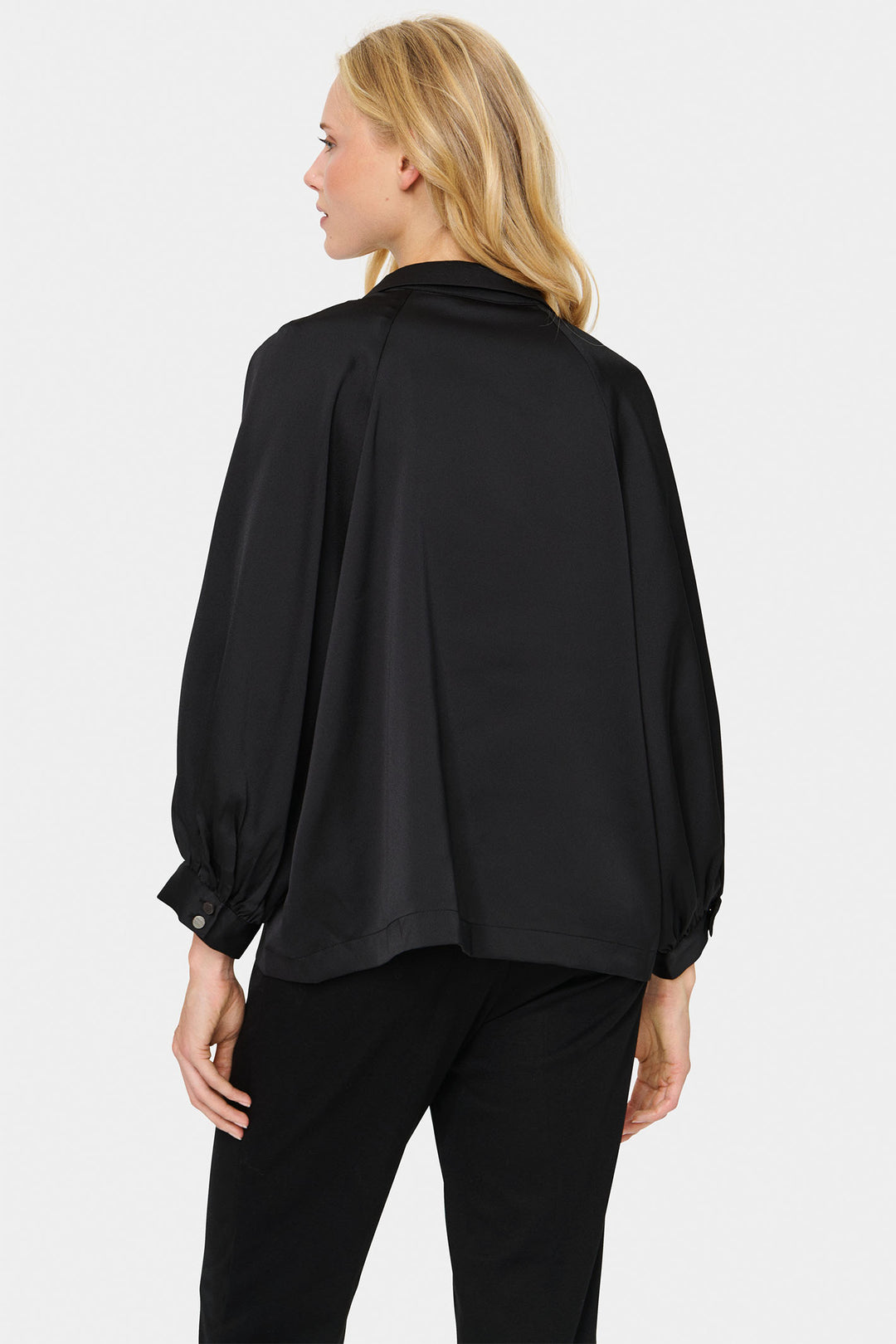 Saint Tropez 30513659 HandianiSZ Blouse Black - Dotique