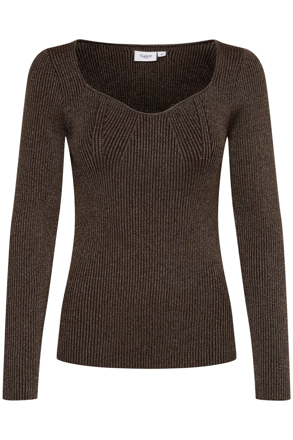 Saint Tropez 30513674 DagnySZ Shimmer Jumper Mulch - Dotique