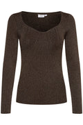 Saint Tropez 30513674 DagnySZ Shimmer Jumper Mulch - Dotique