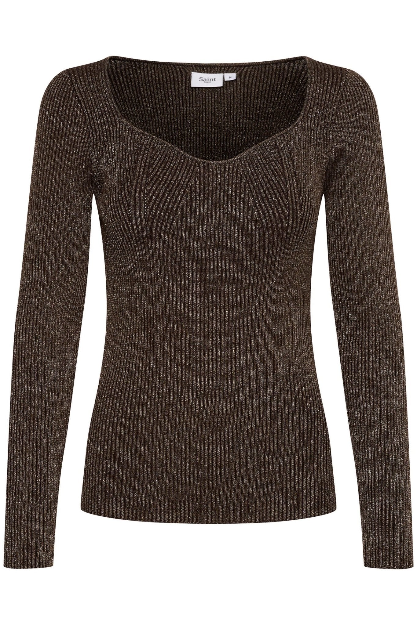 Saint Tropez 30513674 DagnySZ Shimmer Jumper Mulch - Dotique