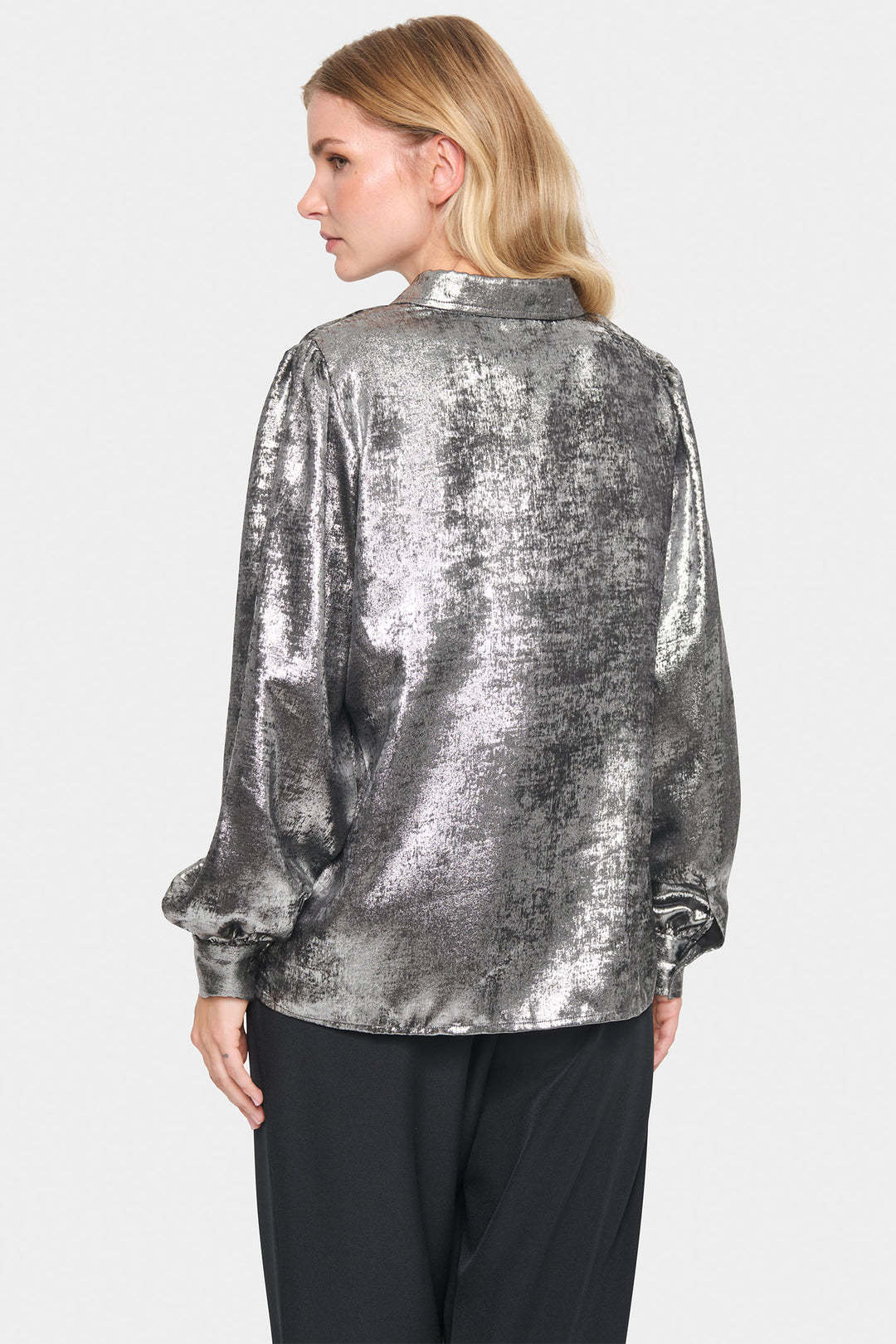 Saint Tropez 30513678 HamiSZ Shirt Silver - Dotique