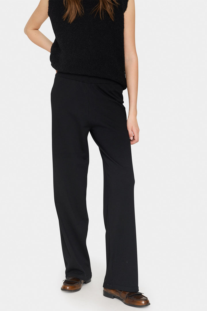 Saint Tropez MilaSZ Pants 30511095 Trousers Black - Dotique