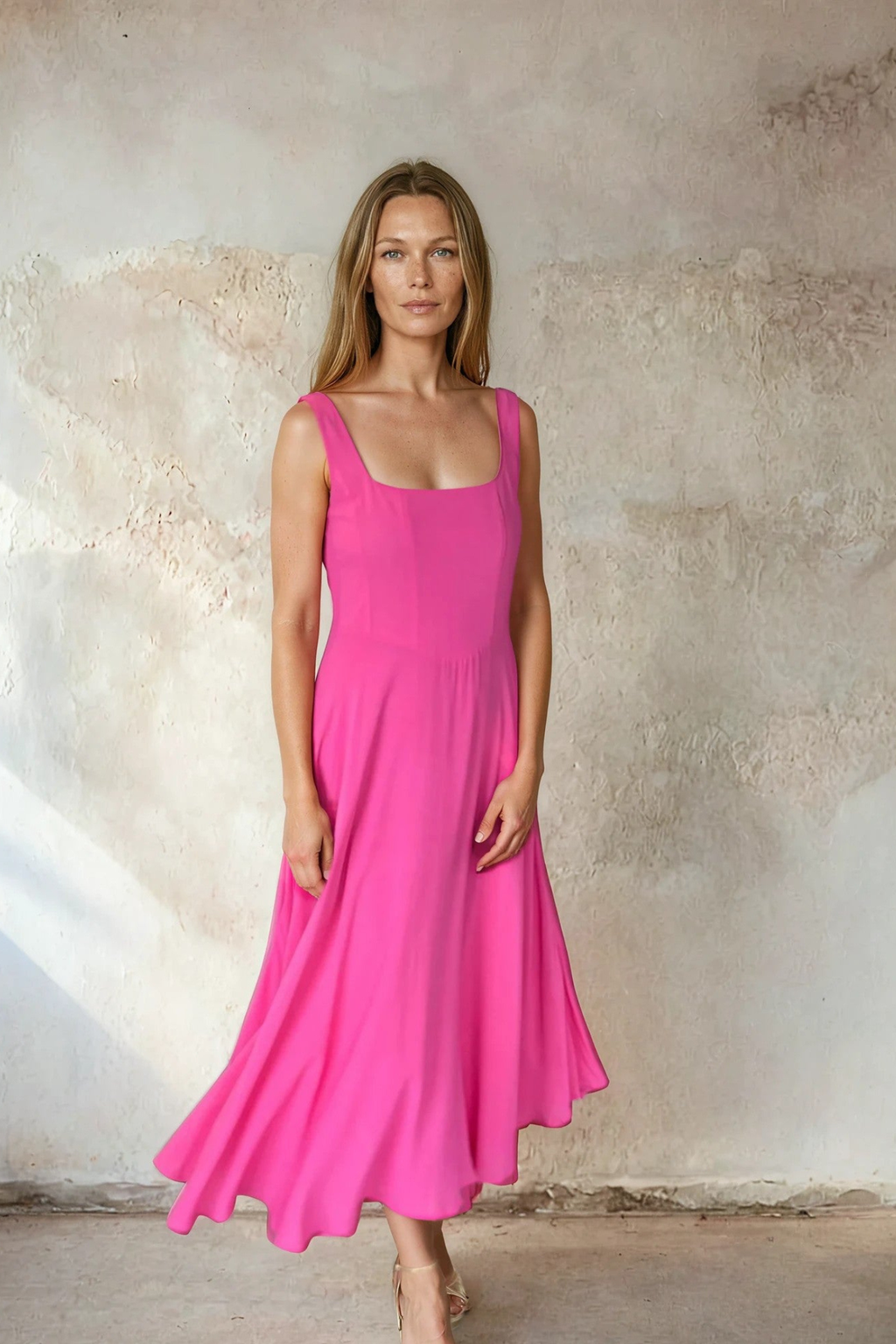 Sirens Sleeveless Pink Bella Dress