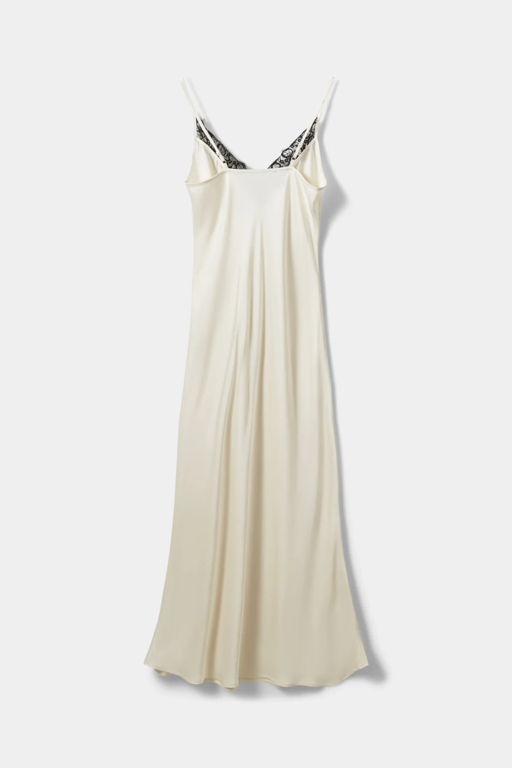 Sofie Schnoor Bettsw Cream Satin Slip Dress S262306 by Sofie Schnoor available to shop at Dotique.