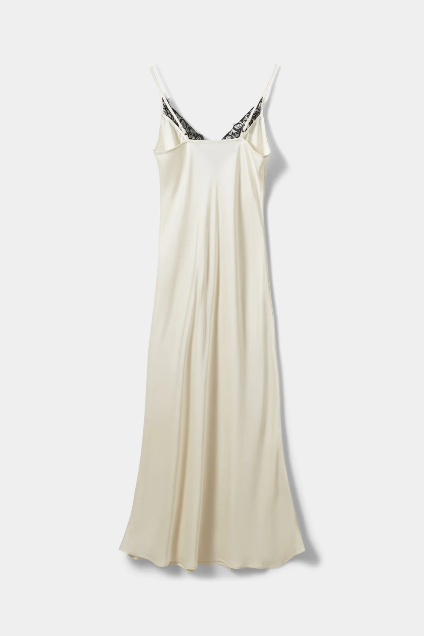 Sofie Schnoor Bettsw Cream Satin Slip Dress S262306 by Sofie Schnoor available to shop at Dotique.