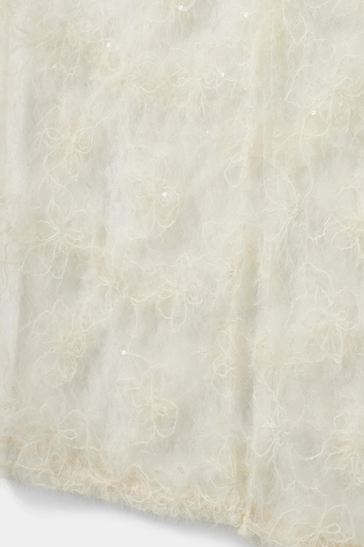 Sofie Schnoor Creme Yellow lace sequin maxi skirt – Dotique