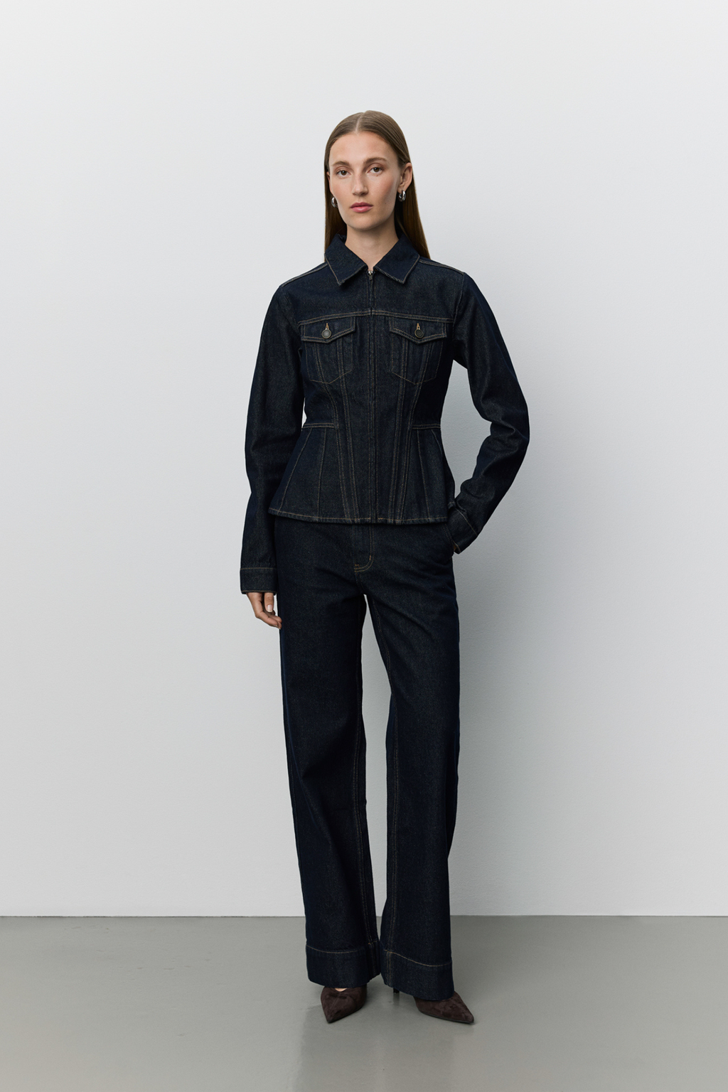 Sofie Schnoor Savakisw Slim Fit Raw Denim Jacket S263270