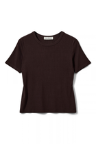 Sofie Schnoor SNOS414 Nataliasw T‑shirt – Dark Plum