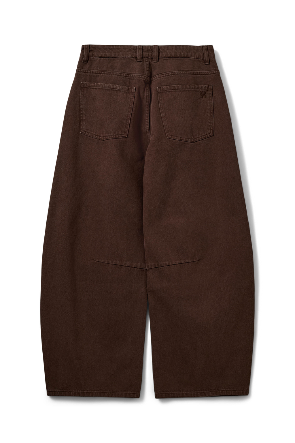 Sofie Schnoor Tomarsw Dark Brown Barrel Jeans Trousers SNOS709