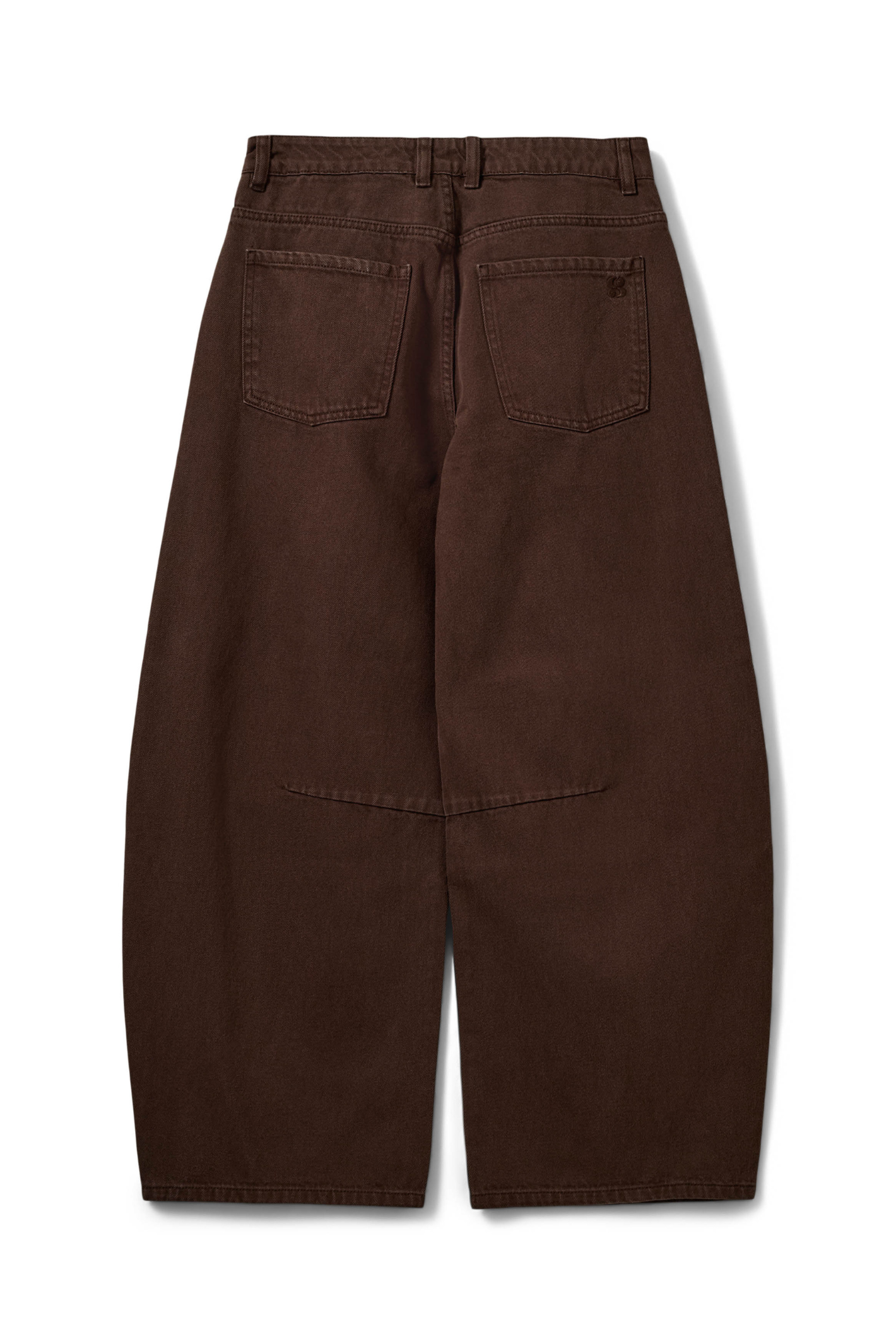 Sofie Schnoor Tomarsw Dark Brown Barrel Jeans Trousers SNOS709
