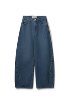 Sofie Schnoor Tomarsw Denim Blue Barrel Jeans Trousers SNOS709