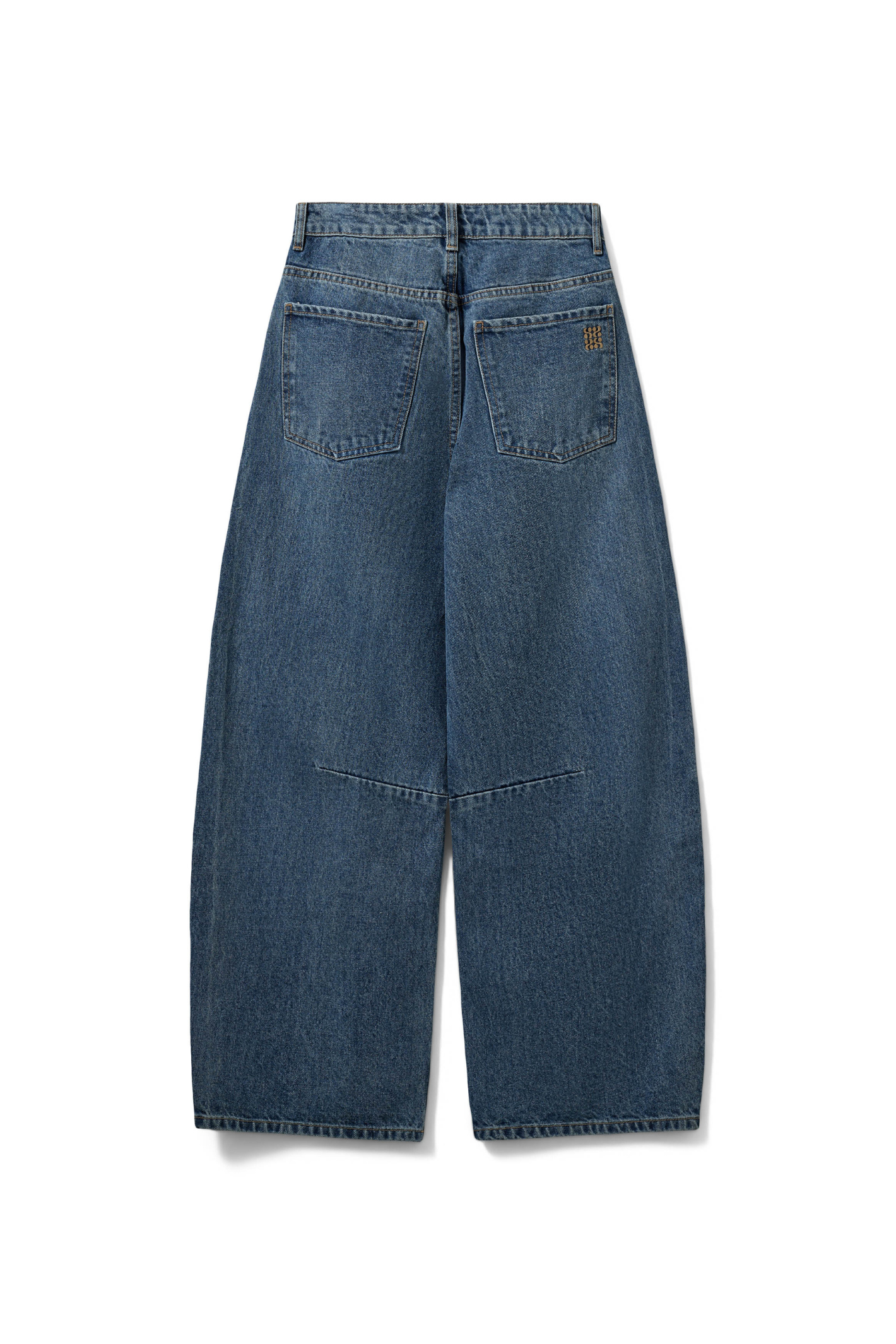 Sofie Schnoor Tomarsw Denim Blue Barrel Jeans Trousers SNOS709