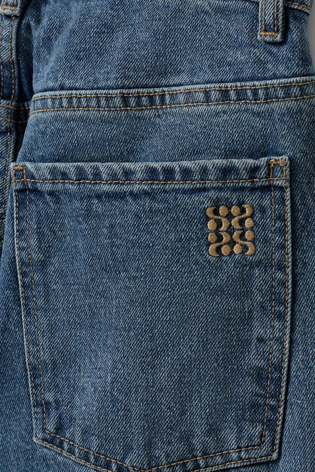 Sofie Schnoor Tomarsw Denim Blue Barrel Jeans Trousers SNOS709