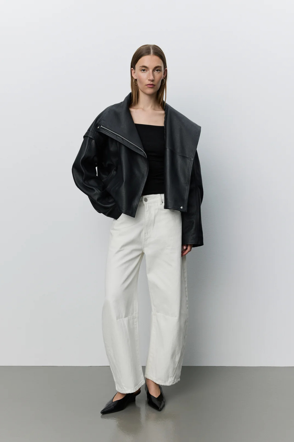 Sofie Schnoor off white barrel fit jeans – Dotique