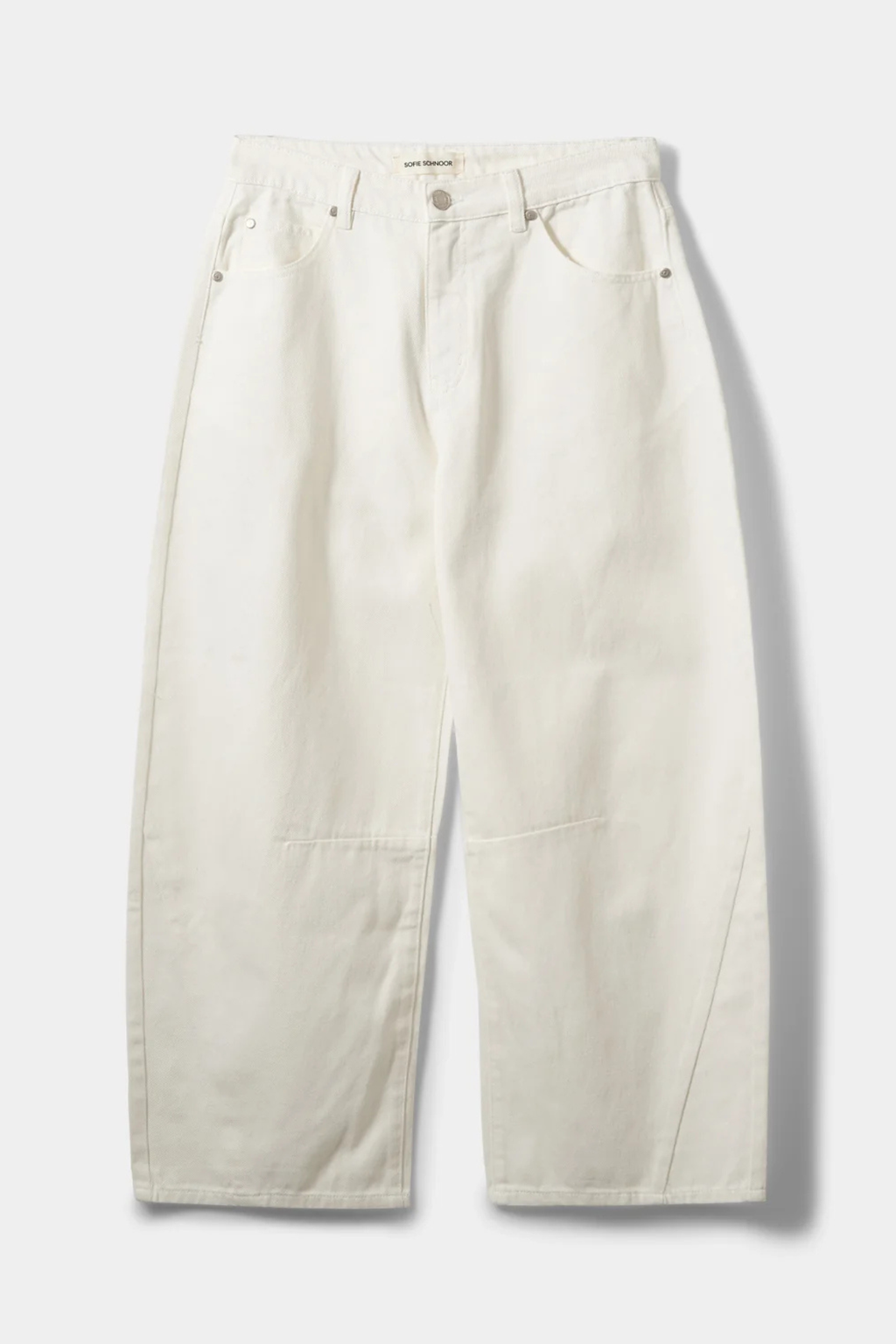 Sofie Schnoor off white barrel fit jeans – Dotique