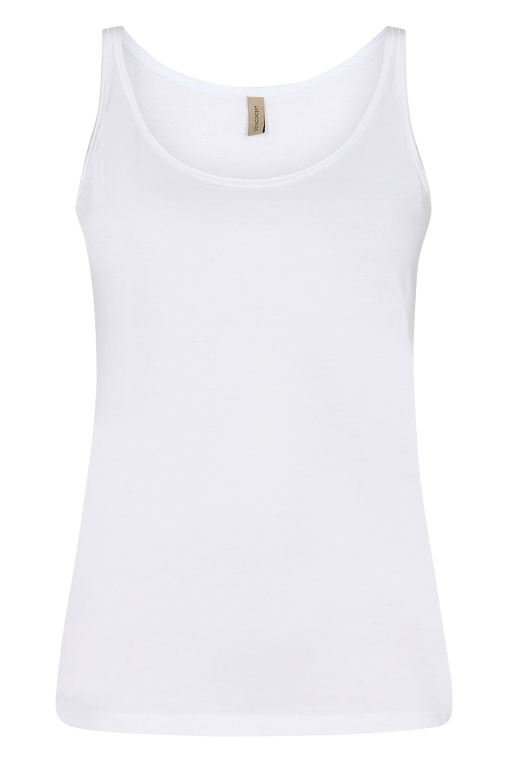Soya Concept 24743-20 1100-8B SC-Pylle 122 Off White Vest Top - Dotique