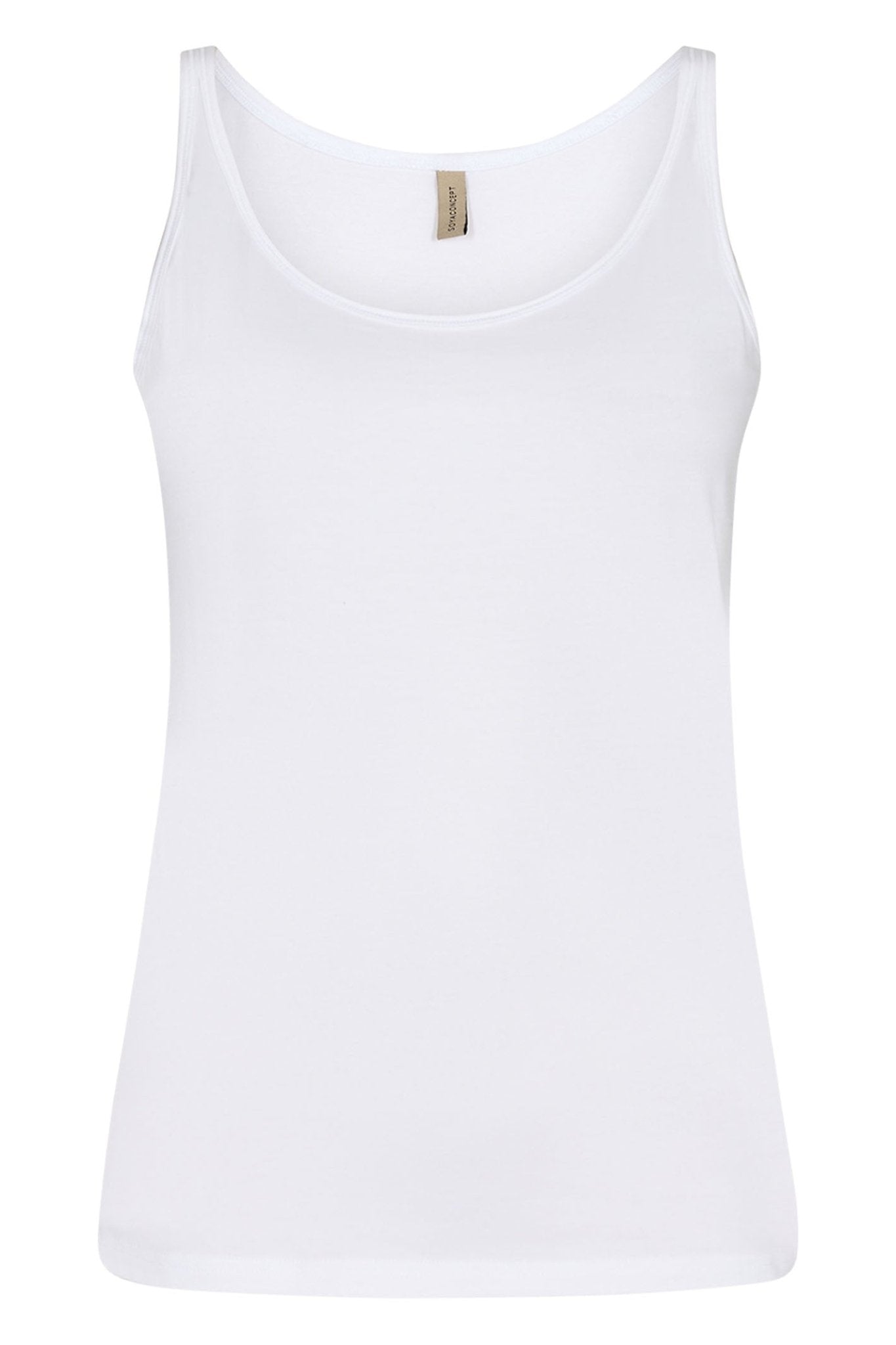 Soya Concept 24743-20 1100-8B SC-Pylle 122 Off White Vest Top - Dotique