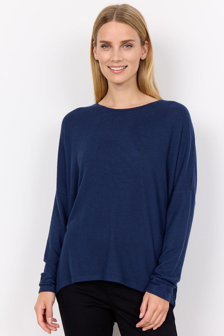 Soya Concept 24788-20 96799-12B Jumper Blue Iris Melange - Dotique