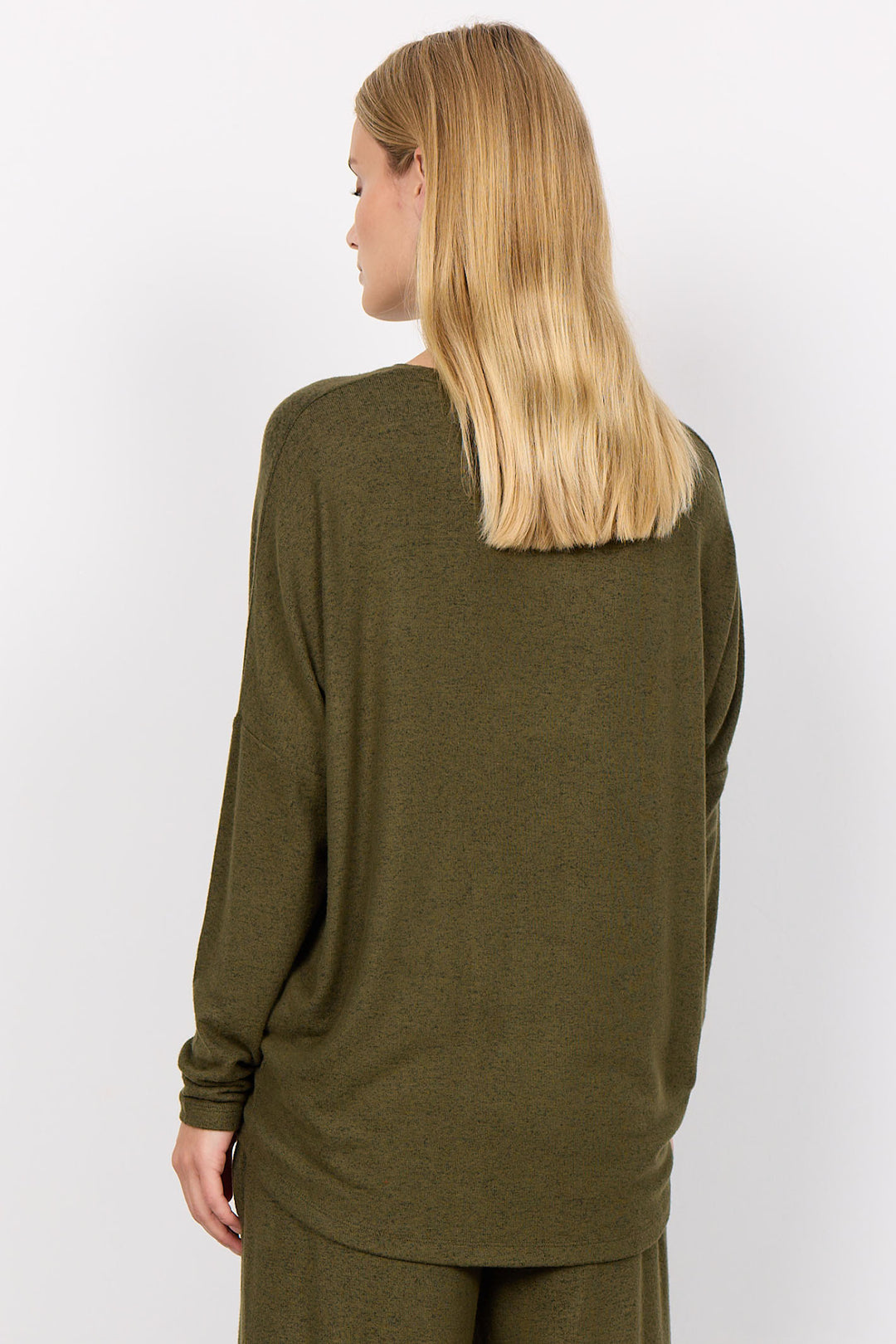 Soya Concept 24788-20 97750-12B Jumper Olive Green Melange - Dotique