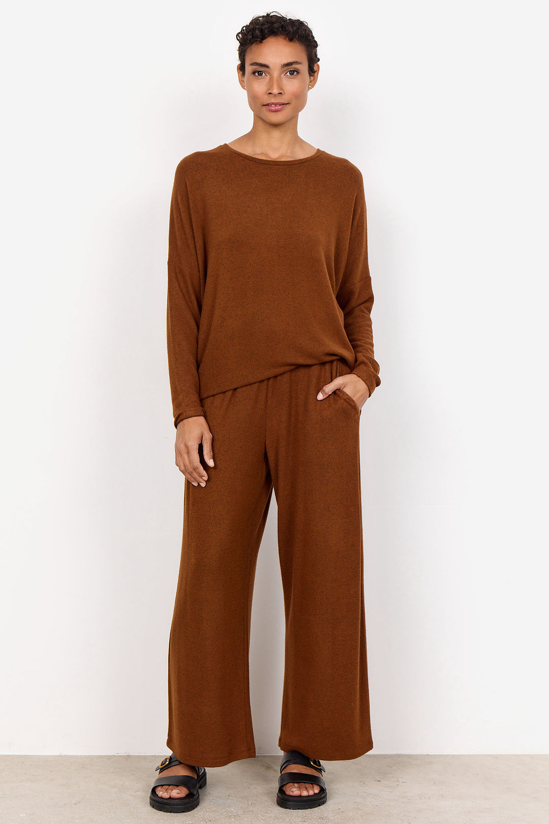 Soya Concept 24788-20 98810-12B Jumper Brown Melange - Dotique