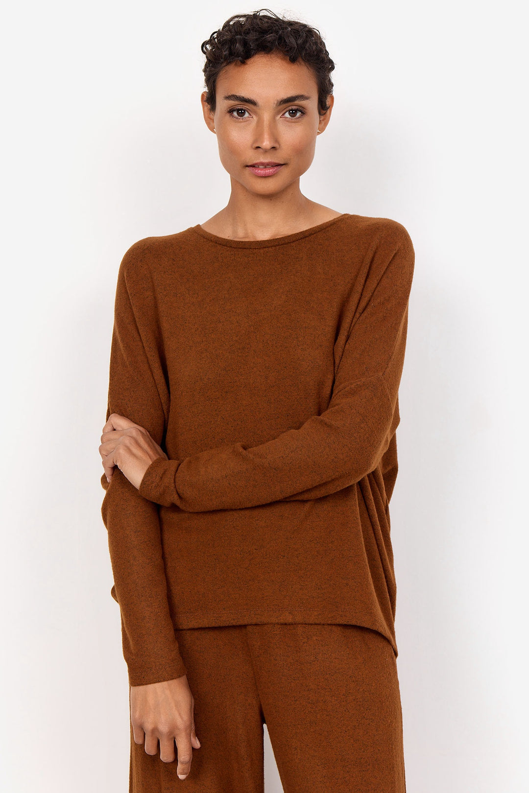 Soya Concept 24788-20 98810-12B Jumper Brown Melange - Dotique