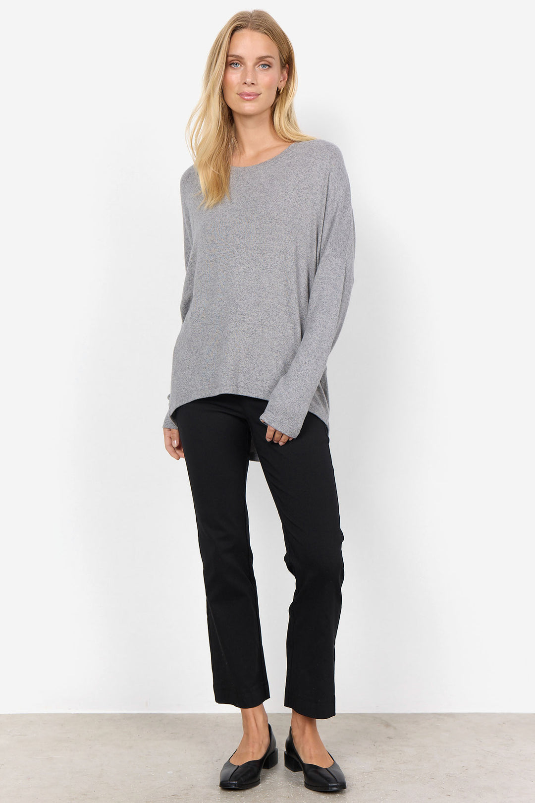 Soya Concept 24788-20 99470-12B Jumper Med Grey Melange - Dotique