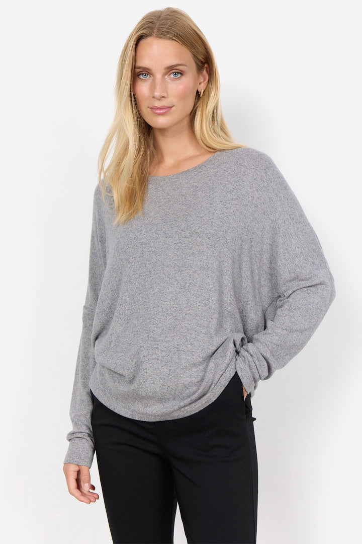 Soya Concept 24788-20 99470-12B Jumper Med Grey Melange - Dotique