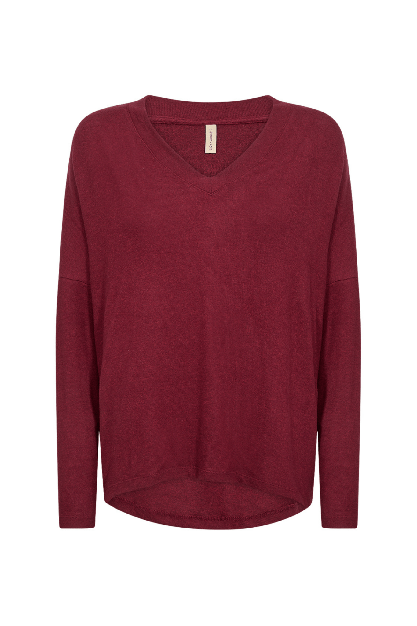 Soya Concept 25893-20 Biara Blouse Dark Red Melange