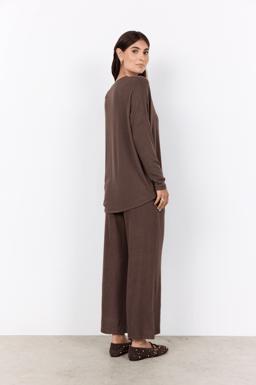 Soya Concept 25893-20 Biara Blouse Hot Fudge Melange