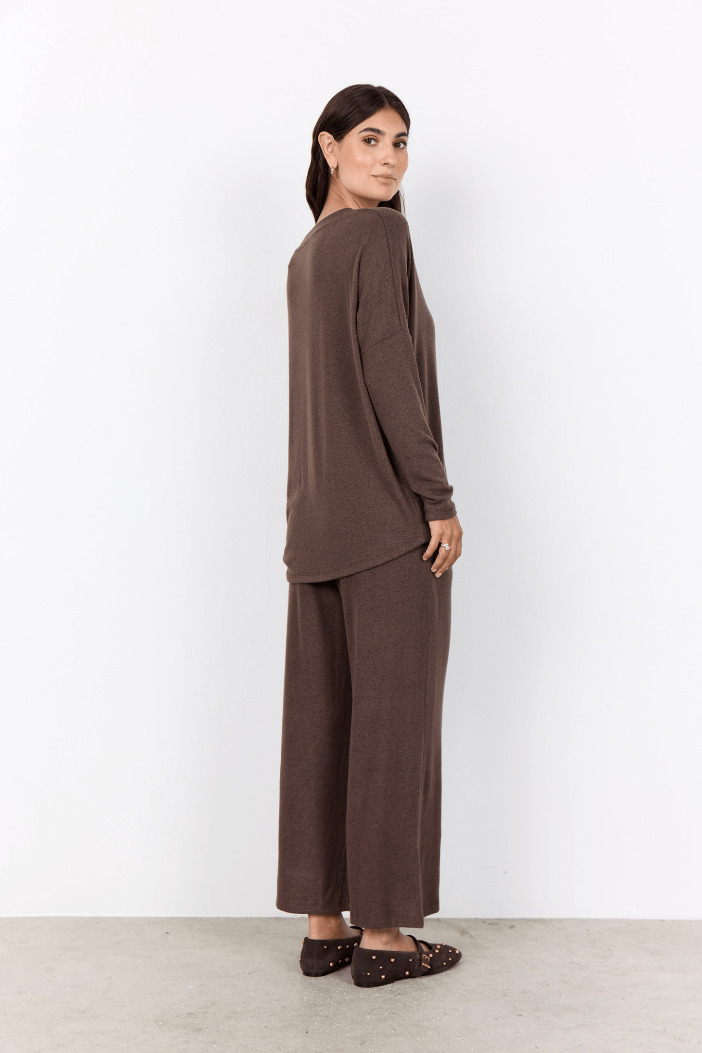 Soya Concept 25893-20 Biara Blouse Hot Fudge Melange