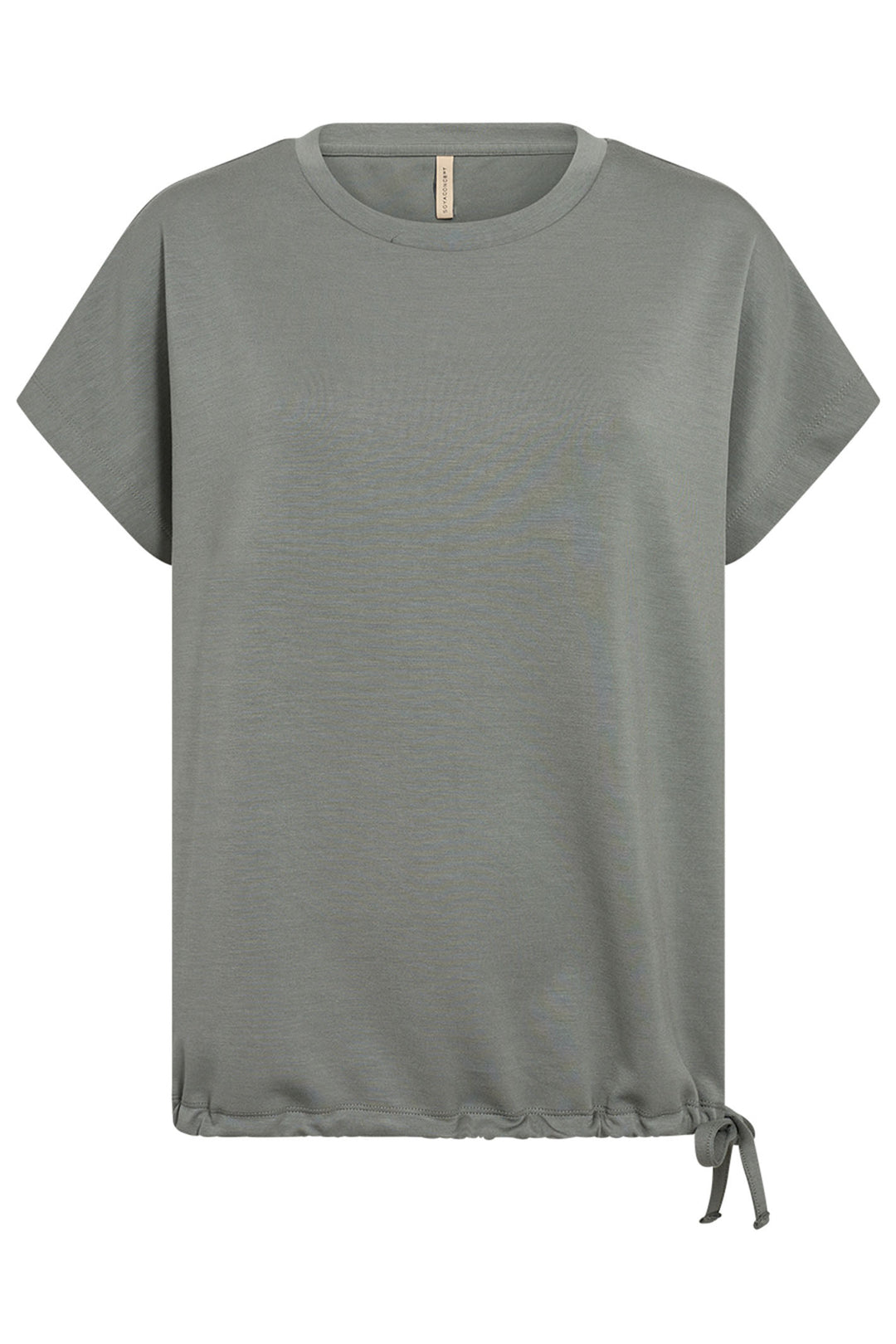 Soya Concept 26475-20 7390-8B SC-Banu 169 Misty Green Drawstring Waist T-Shirt - Dotique