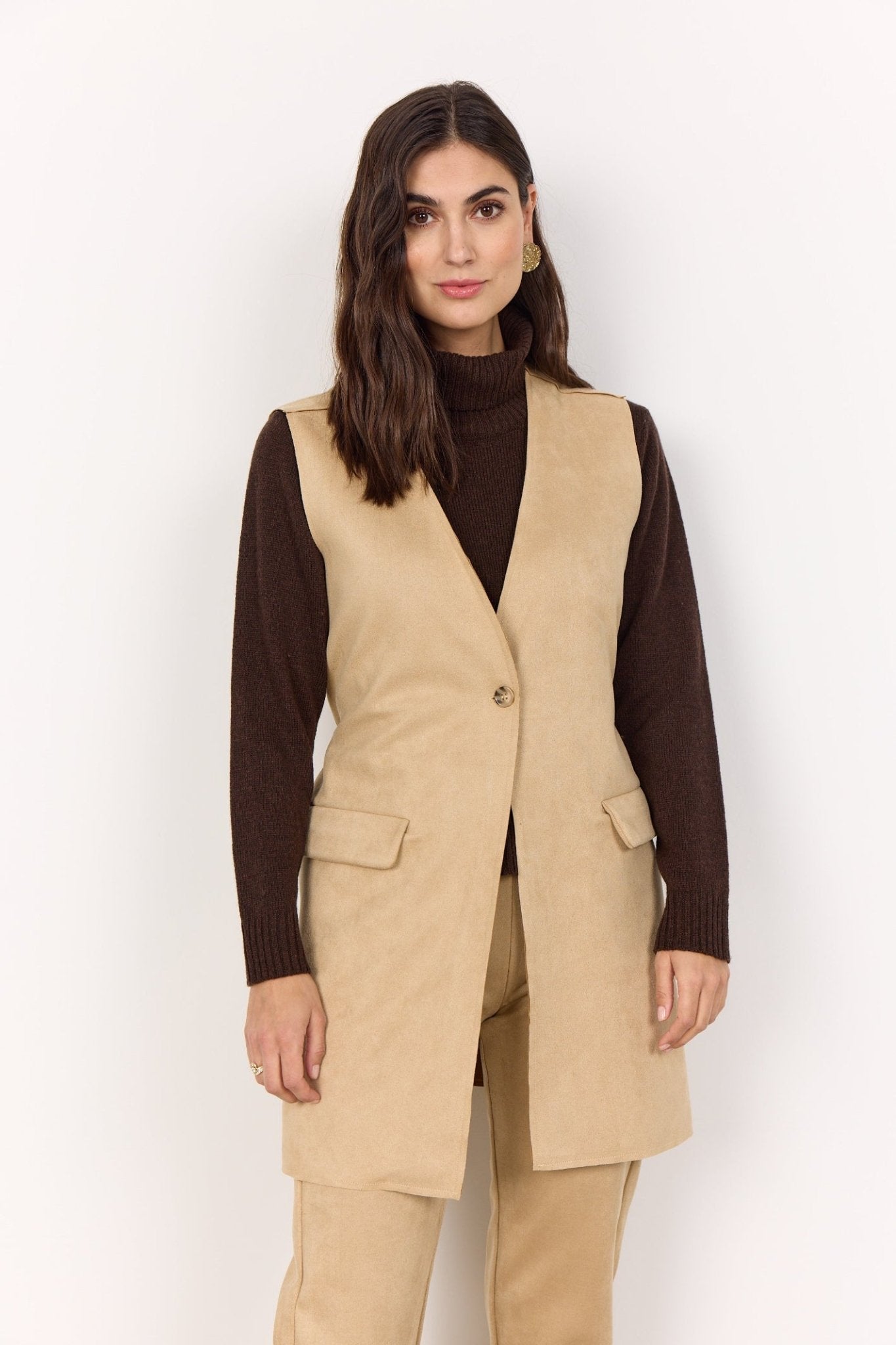 Soya Concept 27263-20 Vikka Waistcoat Sand