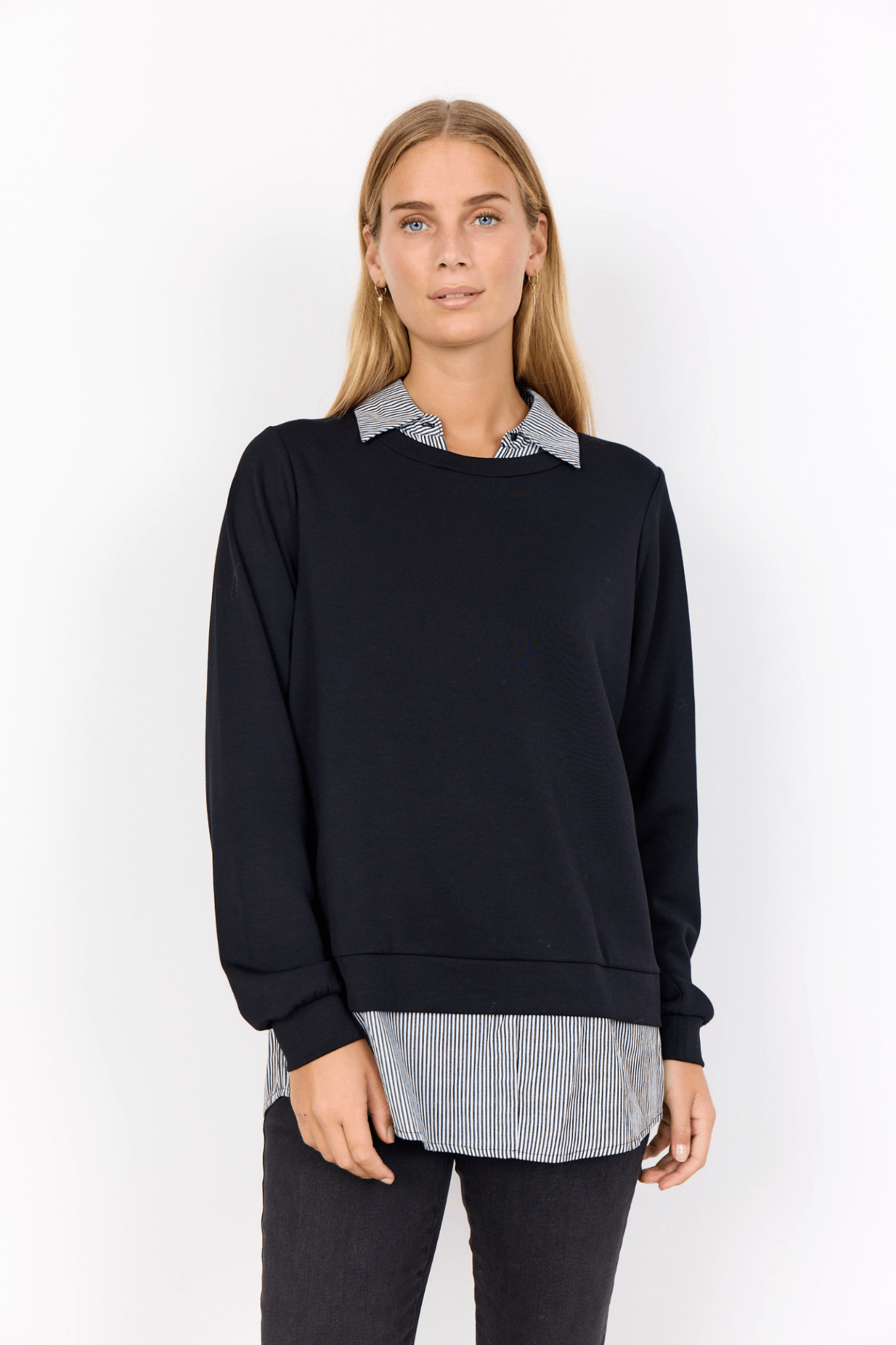 Soya Concept 27274-20 Banu Blouse Black Combi at Dotique