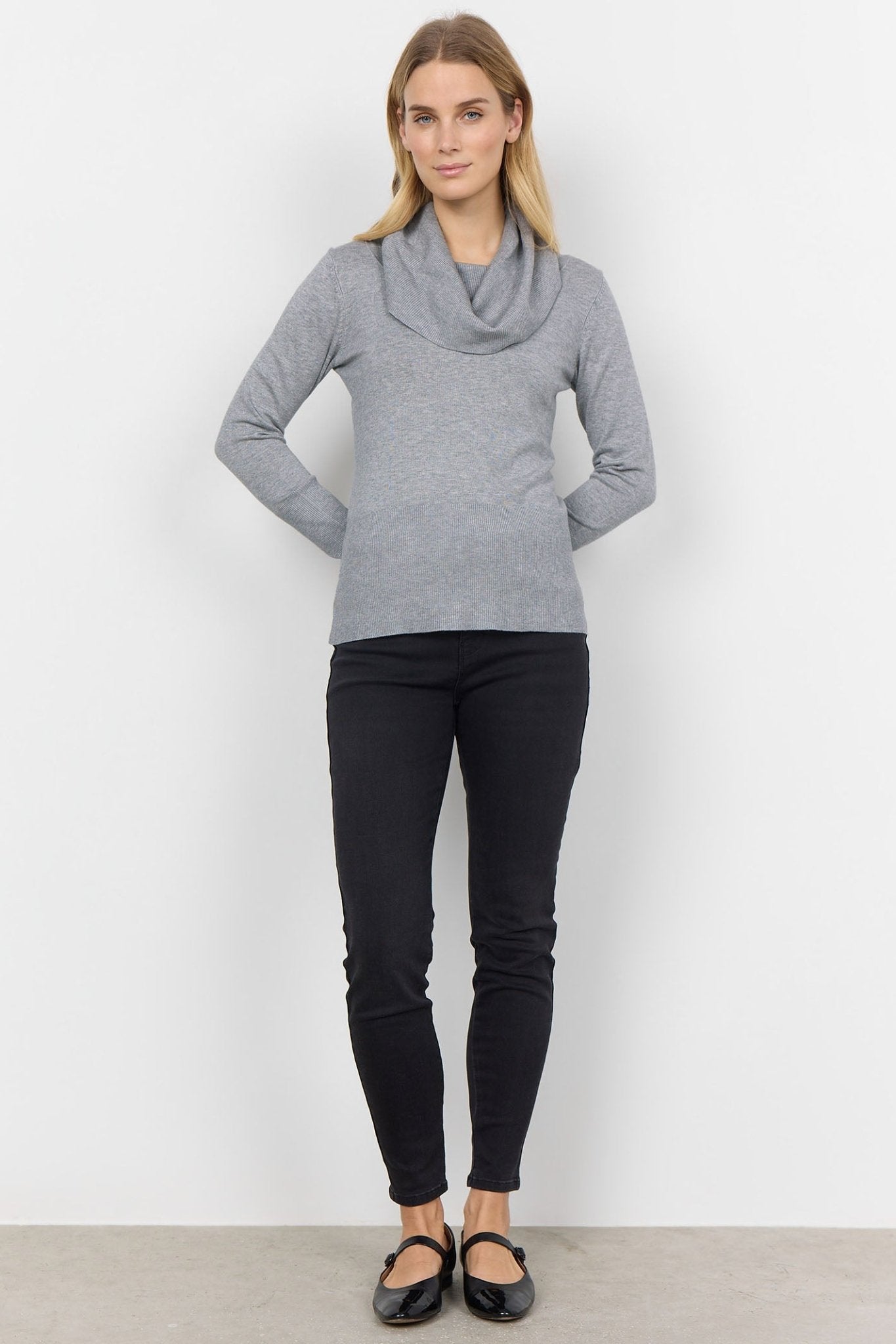 Soya Concept 32994-20 99470-8B SC-Dollie 305 Jumper Grey Melange - Dotique