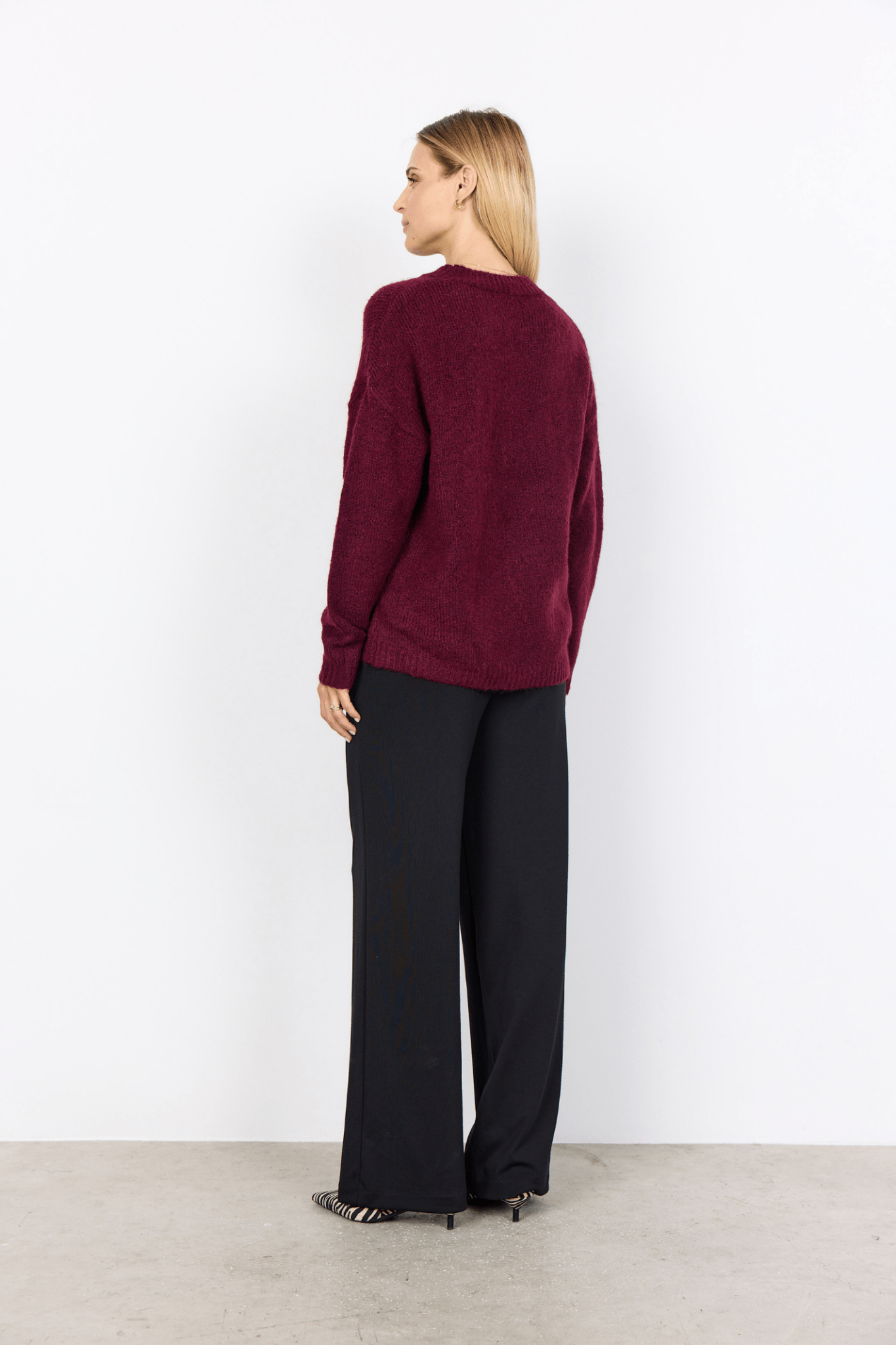 Soya Concept 33331-20 Gunna Jumper Dark Red Melange
