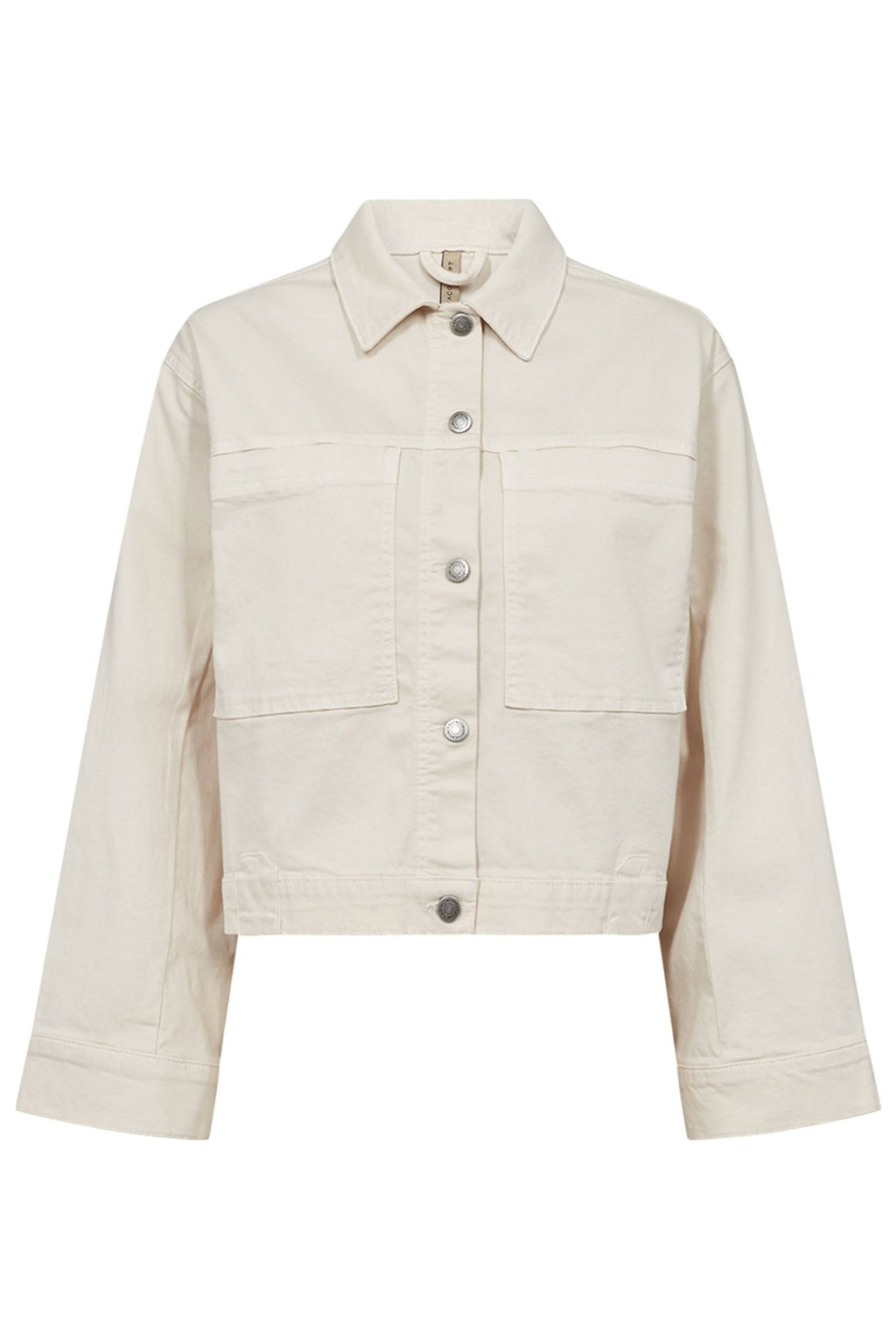 Soya Concept 40571-20 1620-8B SC-Erna 23 Beige Denim Jacket - Dotique