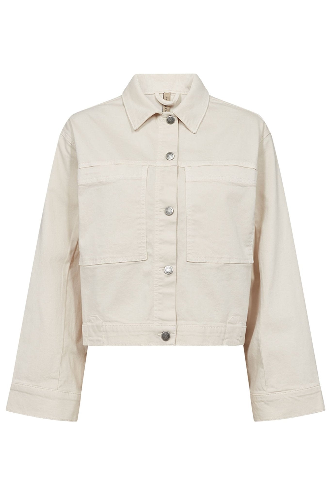 Soya Concept 40571-20 1620-8B SC-Erna 23 Beige Denim Jacket - Dotique