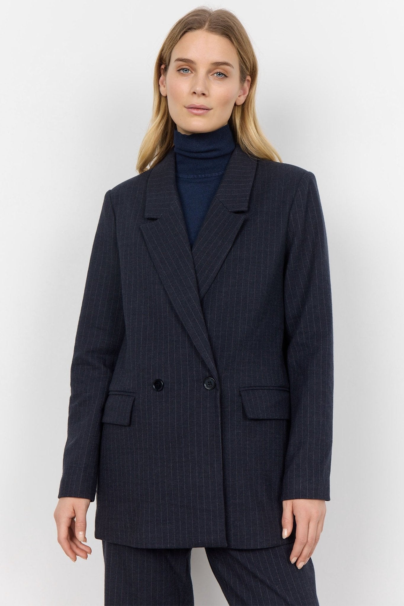 Soya Concept 40871-20 96799-8B SC-Isabelle 2 Blazer Blue Iris Melange - Dotique